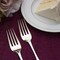 Engraved Bride and Groom Silver Wedding Fork Set, Vintage Utensils for Wedding